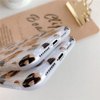 Θήκη τηλεφώνου Leopard Print για iPhone 11 13 12 Pro Max XR XS Max X Luxury Soft IMD Dream Shell πίσω κάλυμμα για iPhone 13Pro 12 11