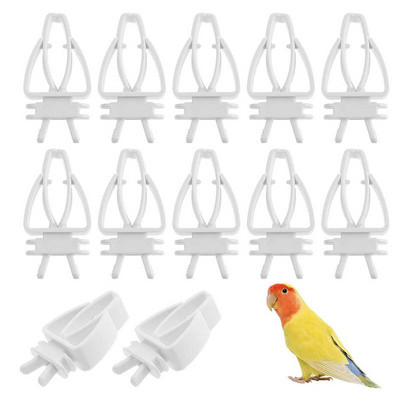 12 τμχ Parrot Birds Food Clip Bird Cage Feeder Κλιπ λαχανικών φρούτων για καναρίνια σπίνοι Cockatoos