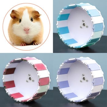 Pet Sport Hamster Running Wheel Спортно колело за домашни любимци Колело за упражнения Hamster Disc Безшумно въртящо се колело за бягане Забавни играчки за бягане