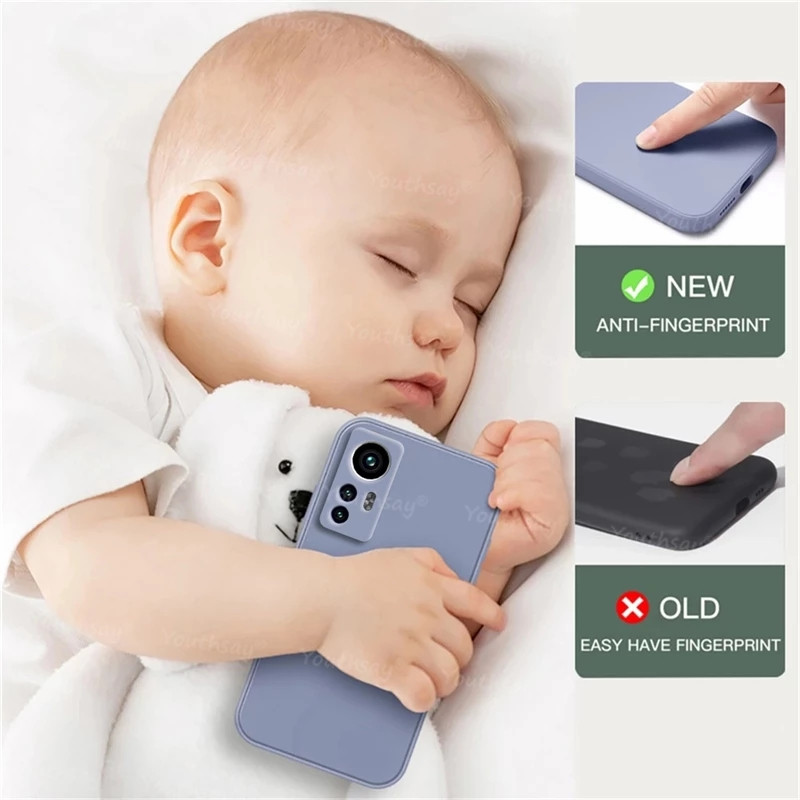 За Xiaomi 12 Pro Case Cover за Xiaomi Mi 12 Lite 12X 12 12T 13 Pro Redmi Note 11 Shell Мек течен силиконов калъф за Xiaomi 12