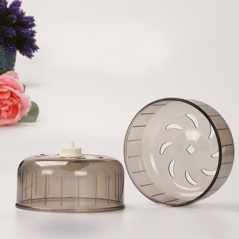 Silent Exercise Wheel Plastic Spinner Hamster Acrylic Diacer Running Wheels for Rats Ποντίκια Gerbils Διάμετρος δίσκου 5,12"