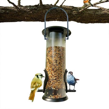 Birds Feeder Hanging Portable Birds Food Dispenser Birds Accessories for Outdoor Birds Feeder for Outdoor Patio Garden gass