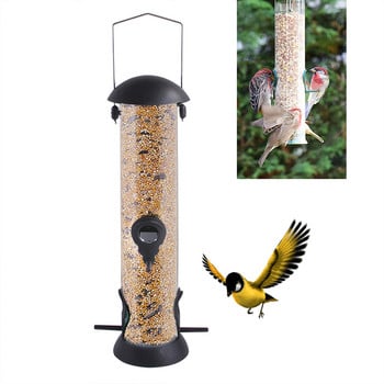 Birds Feeder Hanging Portable Birds Food Dispenser Birds Accessories for Outdoor Birds Feeder for Outdoor Patio Garden gass