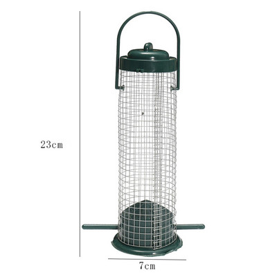 Bird Feeder Garden Hanging Multiple Holes Bird Feeder Flying Animal Automatic Foot Feeding Tool Hanging Food Dispenser Food Box