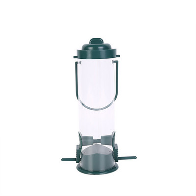 Bird Feeder Garden Hanging Multiple Holes Bird Feeder Flying Animal Automatic Foot Feeding Tool Hanging Food Dispenser Food Box