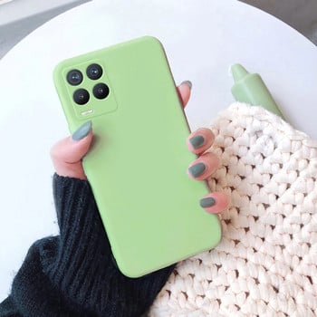 Για Realme 8 Pro Case Κάλυμμα Realme 10 8 9 Pro Plus 9i 8i C35 C31 C30 Narzo 50i 50 50A Funda Capa Liquid Silicone Case