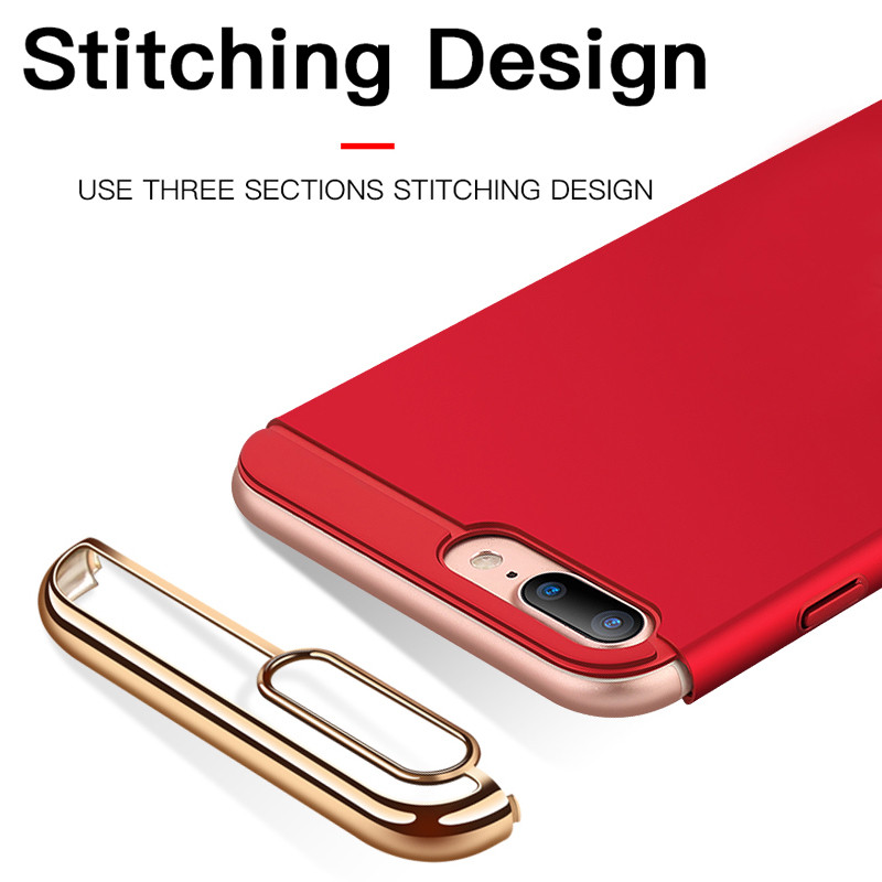 Луксозен удароустойчив калъф за телефон за iphone 7 8 Plus 6 6s 5 5s PC матов твърд калъф за iphone X Xr Xs 11 12 13 Pro Max калъф