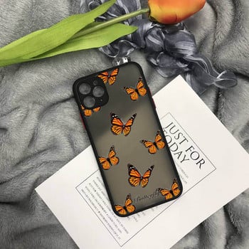 Luxury Fashion Blue Butterfly Διάφανη θήκη τηλεφώνου για iPhone 12Pro Max Mini 11 13 X XS XR 7 8 Plus 6 6S Cute Soft κάλυμμα TPU