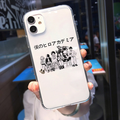 Калъф за телефон за Iphone 14 13 12 11 Pro Max 8 7 Plus X XS XR Funda Anime My Hero Academia Deku Bakugou Boku No Hero Academia Cover