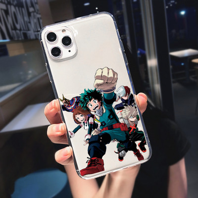 Калъф за телефон за Iphone 14 13 12 11 Pro Max 8 7 Plus X XS XR Funda Anime My Hero Academia Deku Bakugou Boku No Hero Academia Cover