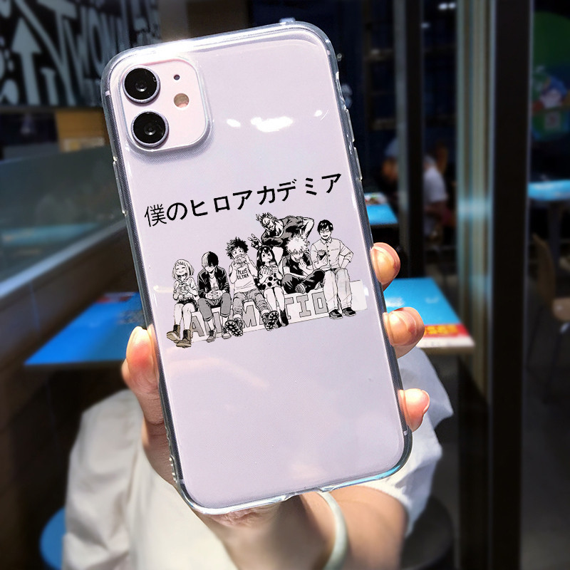 Калъф за телефон за Iphone 14 13 12 11 Pro Max 8 7 Plus X XS XR Funda Anime My Hero Academia Deku Bakugou Boku No Hero Academia Cover