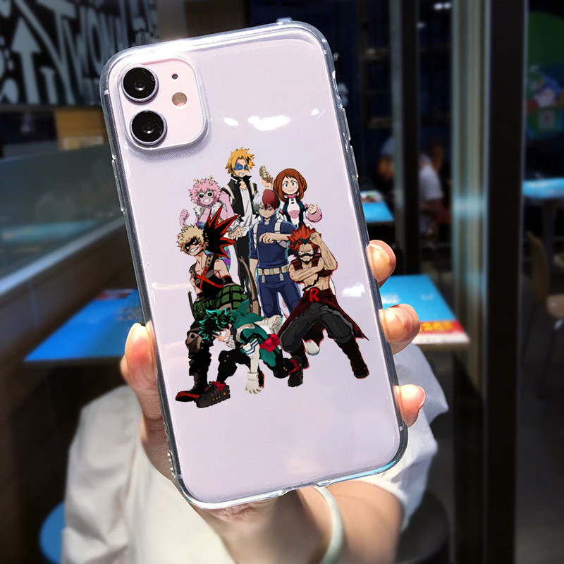Калъф за телефон за Iphone 14 13 12 11 Pro Max 8 7 Plus X XS XR Funda Anime My Hero Academia Deku Bakugou Boku No Hero Academia Cover