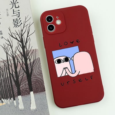 Μαλακή αντικραδασμική θήκη τηλεφώνου για iPhone 11 12 13 14 Pro Max XR XS MAX Mini SE X 7 8 Plus Συνοδευτικό αστείο γράμμα I AM Cool Coque Fundas