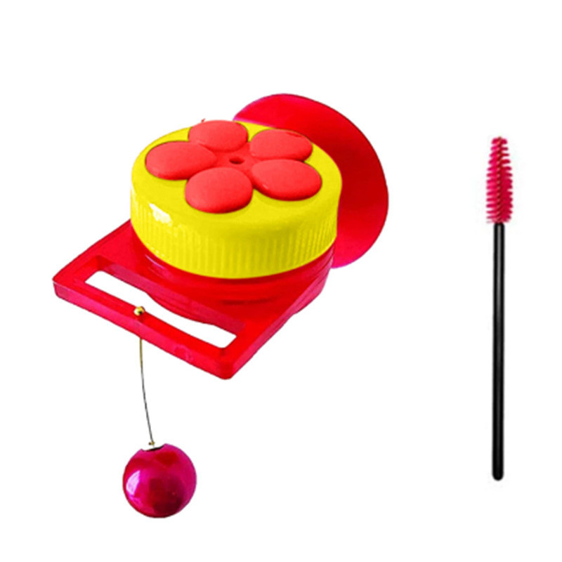 Rankinė paukščių kolibrių lesyklėlė daugiafunkcė plastikinė sėklų vandens lauko lango siurbimo taurelė paukščių lesyklėlė