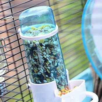 Αυτόματη τροφοδοσία πουλιών Ποτίστρο νερού πουλιών με κλιπ Προμήθειες κατοικίδιων πουλιών Χάμστερ Parrot Dispenser Μπουκάλια για ποτίστρα