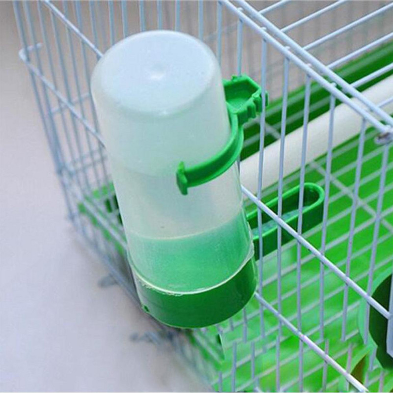 1 buc. Hrănitor pentru adăpator de păsări pentru animale de companie, lingură de mâncare, consumabile pentru păsări, papagal, căni de apă automate, hrănitor pentru sticle, accesorii pentru papagali pentru păsări