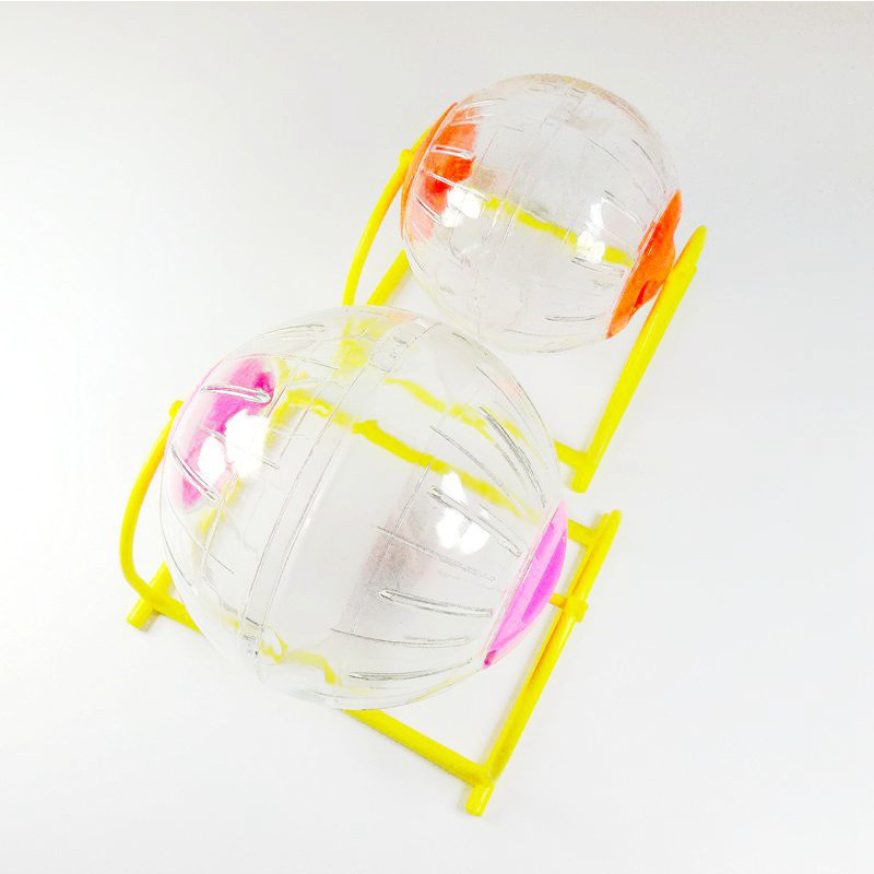 Hamster Fitness Labda tornakerék Műanyag kültéri sportgödör kisállat rágcsáló egerek kocogó gerbil patkány játék (12cm és 15cm)