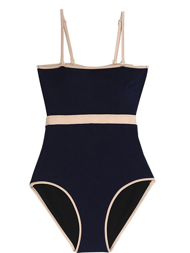 2022 m. Seksuali Moterų Elegantiškas maudymosi kostiumėlis aukštu juosmeniu Vientisas Bodysuit Sex Liekninantis maudymosi kostiumėlis Vonios kostiumas Paplūdimio maudymosi monokinis moterims