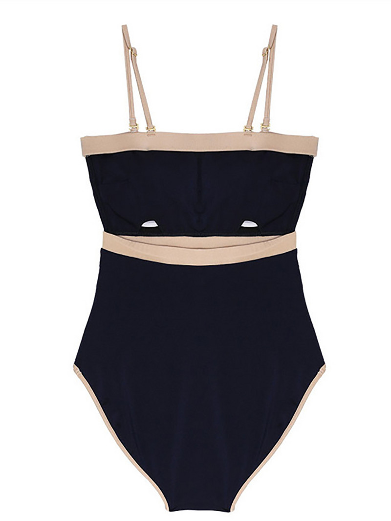 2022 m. Seksuali Moterų Elegantiškas maudymosi kostiumėlis aukštu juosmeniu Vientisas Bodysuit Sex Liekninantis maudymosi kostiumėlis Vonios kostiumas Paplūdimio maudymosi monokinis moterims