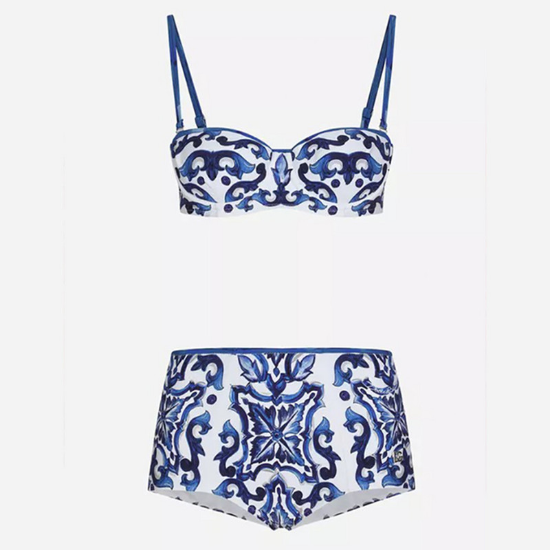 Női egyrészes fürdőruha Luxus bikini nyaralás strandruha tervezői fürdőruha nyári szoknya szörföltözet