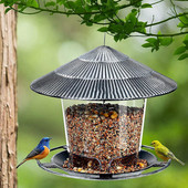 Nova vodootporna sjenica, viseća hranilica za divlje ptice, vanjski spremnik s užetom, vrsta hranilice za ptice, vrtna dekoracija
