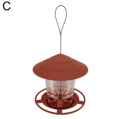 Nova vodootporna sjenica, viseća hranilica za divlje ptice, vanjski spremnik s užetom, vrsta hranilice za ptice, vrtna dekoracija
