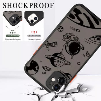 Κάλυμμα Astronaut Hard Back Matte Case For Xiaomi Mi 12 11 Lite 12T 11T 12X 10T Poco X4 GT X3 F3 Redmi 10C Note 11 10 9 8 Pro 11S Cover