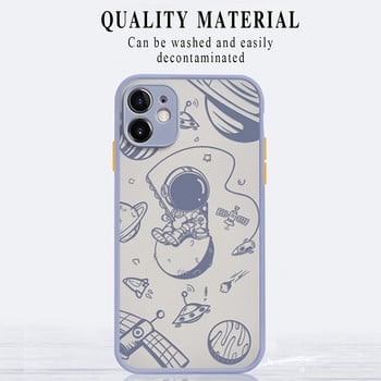 Κάλυμμα Astronaut Hard Back Matte Case For Xiaomi Mi 12 11 Lite 12T 11T 12X 10T Poco X4 GT X3 F3 Redmi 10C Note 11 10 9 8 Pro 11S Cover