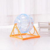 1 KOM. Lopta za hrčka Prozirna plastična sigurna, čvrsta lopta za vježbanje hrčka sa postoljem Prozirna lopta za hrčka Igračka za male ljubimce