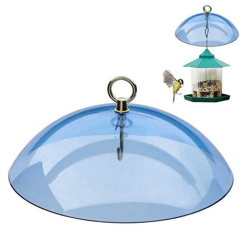 Hranilica za ptice Prozirna zaštitna kupola Zaštita od vjeverica Otporna na kišu Viseći kolibri Navlaka za kišu Zaštitna pregrada s kukama