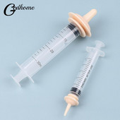 Naujagimio maitinimo spenelis šuniui katei Žiurkėnui šerti čiulptukas vaistui augintiniams šerti geriamasis švirkštas su silikoniniu speneliu