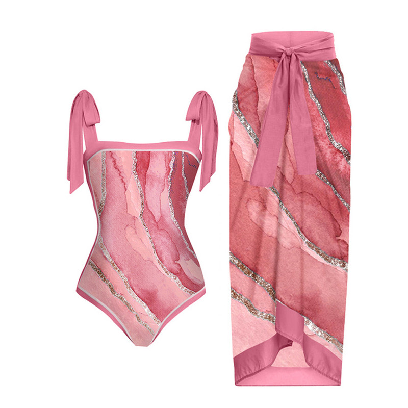 Vintage modni jednodijelni komplet kupaćih kostima s printom u boji Block Blagdanska haljina za plažu Dizajnerski kupaći kostim Ljetna odjeća za surfanje