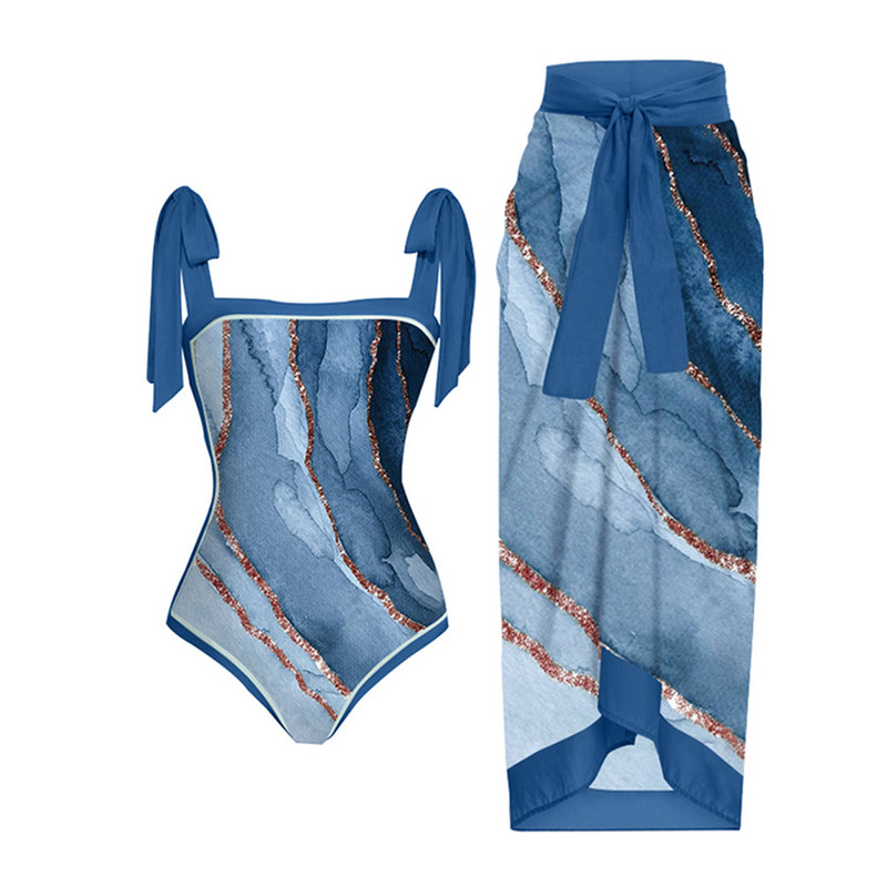 Vintage modni jednodijelni komplet kupaćih kostima s printom u boji Block Blagdanska haljina za plažu Dizajnerski kupaći kostim Ljetna odjeća za surfanje