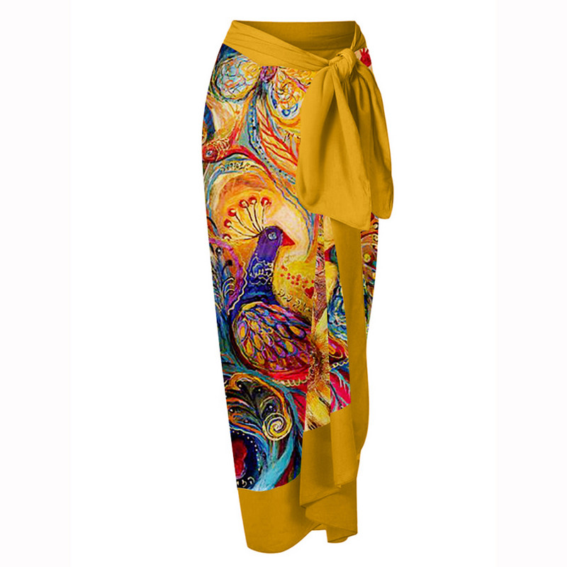 Kupaći kostimi 2022. Novi retro jednodijelni kupaći kostim i ženski kupaći kostim za pokrivanje Seksi bikini s printom Deep-V Odjeća za plažu Ljetno plivanje