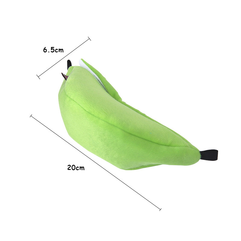 Novitet Gnijezdo u obliku banane Plišani pamuk Hrčak Topla kuća Viseća mreža Štakor Miš Dnevna kuća Viseći kreveti na drvetu Dodaci za hrčke