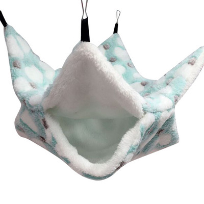 Viseća mreža za štakore Dvostruki debeli plišani topli krevet za kućicu hrčka Gnijezdo Vreća za spavanje Viseći kreveti na drvetu Zamorac Kavez za hrčka