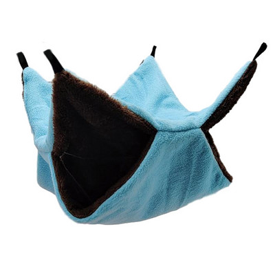 Viseća mreža za štakore Dvostruki debeli plišani topli krevet za kućicu hrčka Gnijezdo Vreća za spavanje Viseći kreveti na drvetu Zamorac Kavez za hrčka