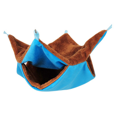 Viseća mreža za štakore Dvostruki debeli plišani topli krevet za kućicu hrčka Gnijezdo Vreća za spavanje Viseći kreveti na drvetu Zamorac Kavez za hrčka