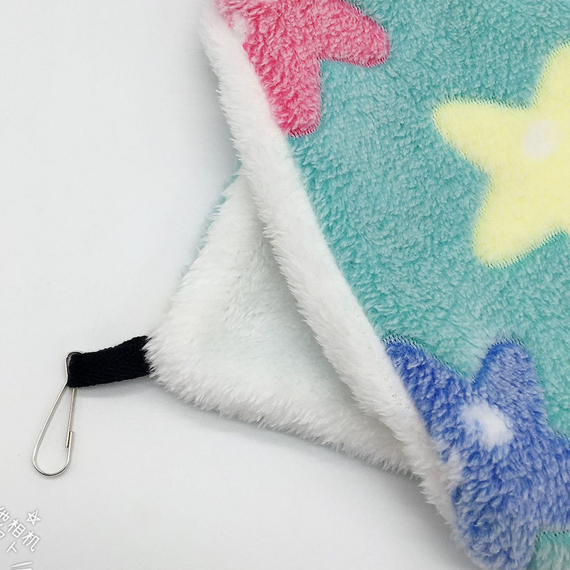 Viseća mreža za štakore Dvostruki debeli plišani topli krevet za kućicu hrčka Gnijezdo Vreća za spavanje Viseći kreveti na drvetu Zamorac Kavez za hrčka