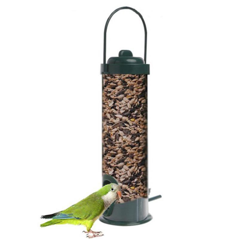 1 db Függő automata madáretető csésze tálak madaraknak Papagáj Lovebird arák kültéri kisállat etető adagoló kerti kellékek