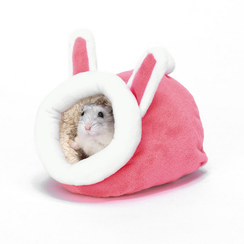 Αξεσουάρ Χάμστερ Σπίτι ινδικού χοιριδίου Χάμστερ Βαμβακερό Σπίτι Μικρή Φωλιά Ζώων Χειμώνας Ζεστό για Τρωκτικό/Ινδικό χοιρίδιο/Πουράνιο/Σκαντζόχοιρος