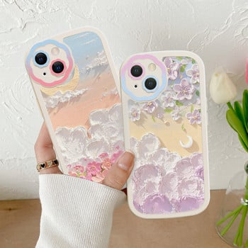 Μόδα θήκη τηλεφώνου Flower για iPhone 11 12 13 14 Pro Max Θήκη για iPhone X XR XS Max 14 Plus Skin Pattern Μαλακό πίσω κάλυμμα TPU