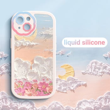 Μόδα θήκη τηλεφώνου Flower για iPhone 11 12 13 14 Pro Max Θήκη για iPhone X XR XS Max 14 Plus Skin Pattern Μαλακό πίσω κάλυμμα TPU