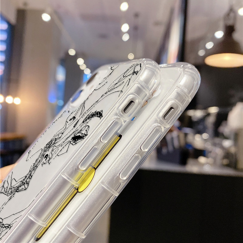 Abstract Line Face Phone Case για iPhone 14 Pro Max Case iPhone 11 12 13 Pro Max X 7 8 Plus XR XS Max Soft Silicone Back cover