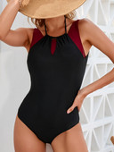 Crni jednodijelni kupaći kostim Ženski seksi bikini s visokim izrezom 2022. Ljetni monokini kupaći kostim s visokim izrezom Ženske kupaće kostime bez leđa