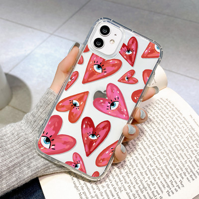 Θήκη τηλεφώνου Smile για iPhone 11 Θήκη Μαλακή θήκη για iPhone 13 14 12 Pro Max 13 Mini XR XS Max X 7 6 6S 8 Plus SE κάλυμμα σιλικόνης