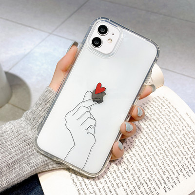 Θήκη τηλεφώνου Smile για iPhone 11 Θήκη Μαλακή θήκη για iPhone 13 14 12 Pro Max 13 Mini XR XS Max X 7 6 6S 8 Plus SE κάλυμμα σιλικόνης