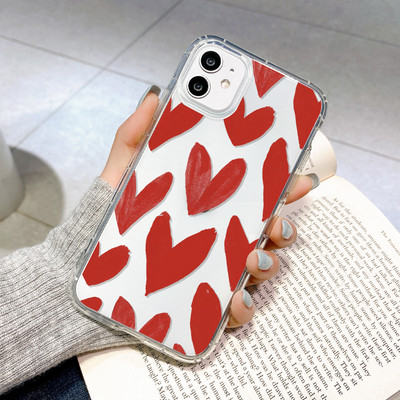 Θήκη τηλεφώνου Smile για iPhone 11 Θήκη Μαλακή θήκη για iPhone 13 14 12 Pro Max 13 Mini XR XS Max X 7 6 6S 8 Plus SE κάλυμμα σιλικόνης