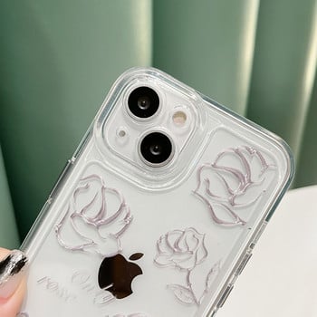 ins цветен прозрачен калъф за телефон за iPhone 11 12 13 Pro Case Capa за iphone XS Max 7 8 Plus SE X XR Мек силиконов заден капак