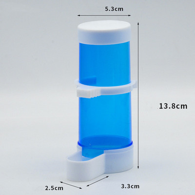 Paukščių maisto dalytuvas Paukščių vandens gėrimo tiektuvas Automatinis girdymo fontanas Naminių gyvūnėlių reikmenys Papūgos narvelis Butelių geriamųjų puodelių dubenys